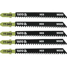 Полотно для електролобзика YATO 8TPI, 100 мм, 5 шт. (YT-3402)