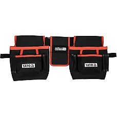 Пояс с карманами для инструментов и держателем для рулетки YATO YT-74002