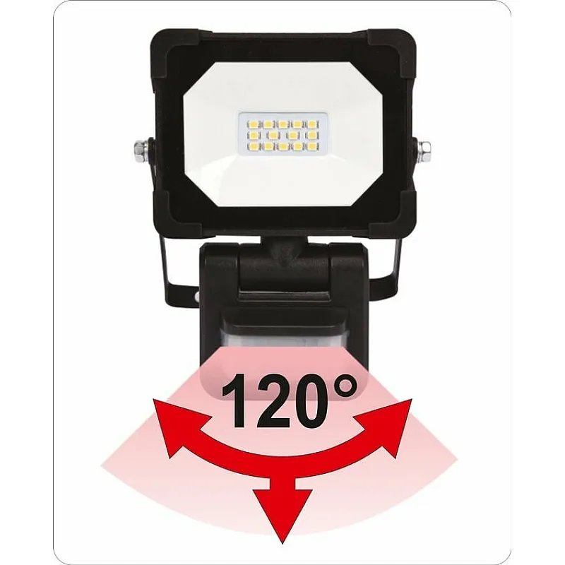 Прожектор із SMD-діодним випромінювачем та датчиком руху Yato YT-81826 фото