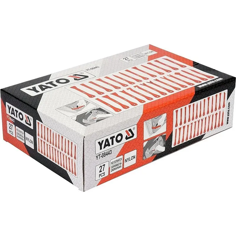 Знімач для демонтажу обшивки автомобільного салону Yato, 27 шт (YT-08443) фото