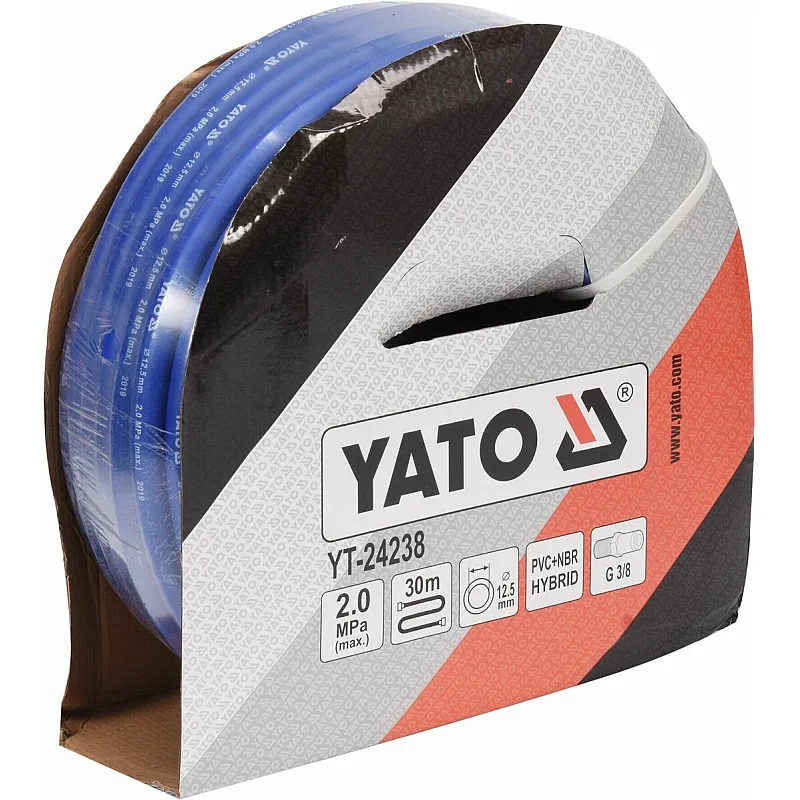 Шланг пневматичний гібридний Yato 12.5 мм x 30 м (YT-24238) фото