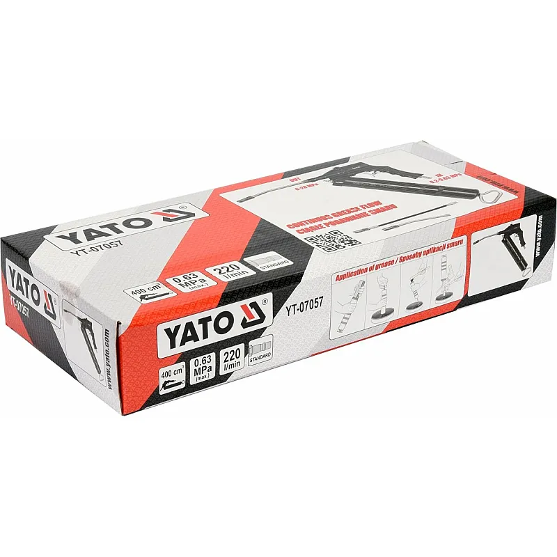 Шприц мастильний пневматичний Yato YT-07057 фото