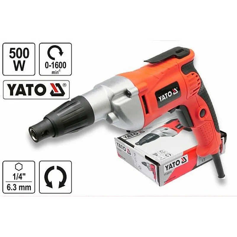 Шуруповерт мережевий Yato YT-82070 фото