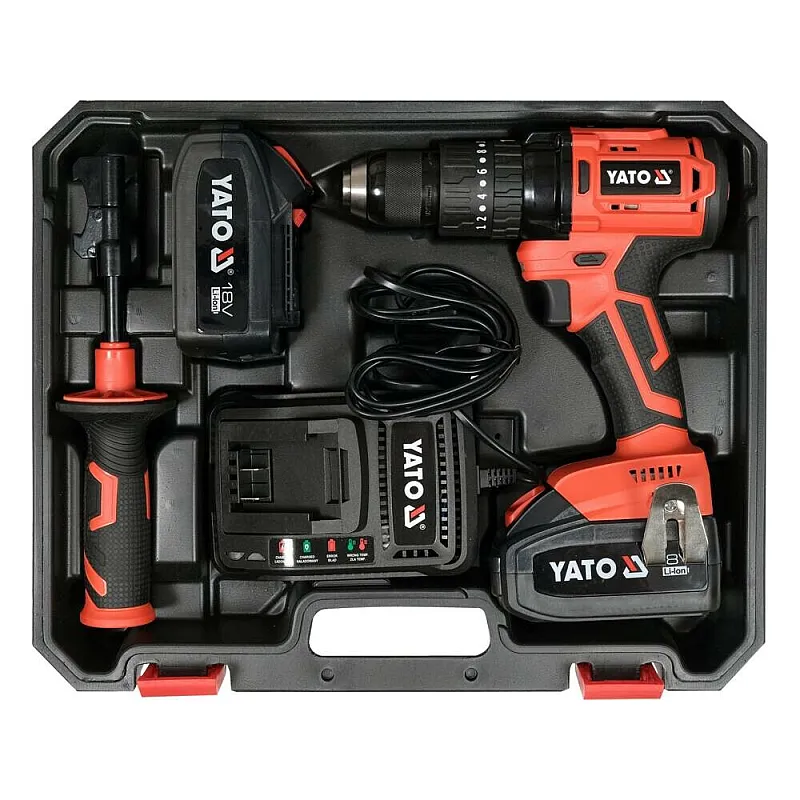 Акумуляторний шуруповерт Yato (YT-82791) фото