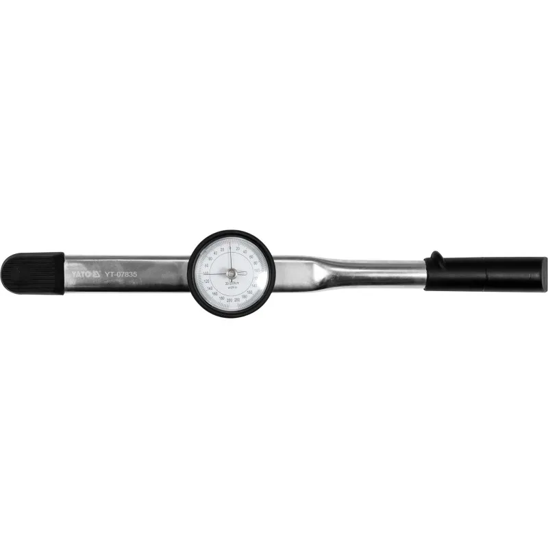 Динамометричний ключ Yato зі стрілочно-циферблатною шкалою 1/2 F 20-200 Нм (YT-07835) фото