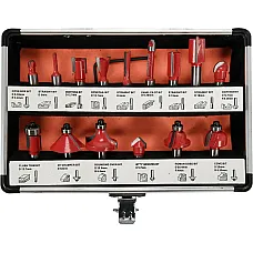 Фрези по дереву Yato 8 мм, 15 шт (YT-68002)