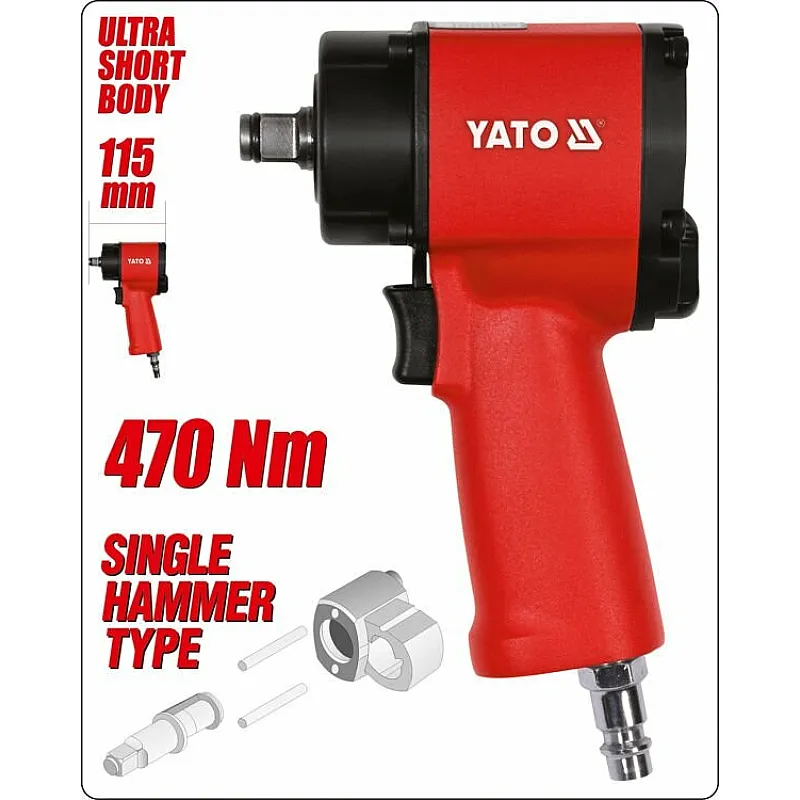 Гайковерт ударний Yato YT-09514 фото