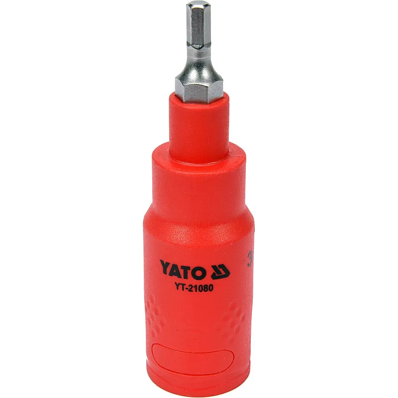 Головка торцева діелектрична Yato HEX 4 мм (YT-21080) фото