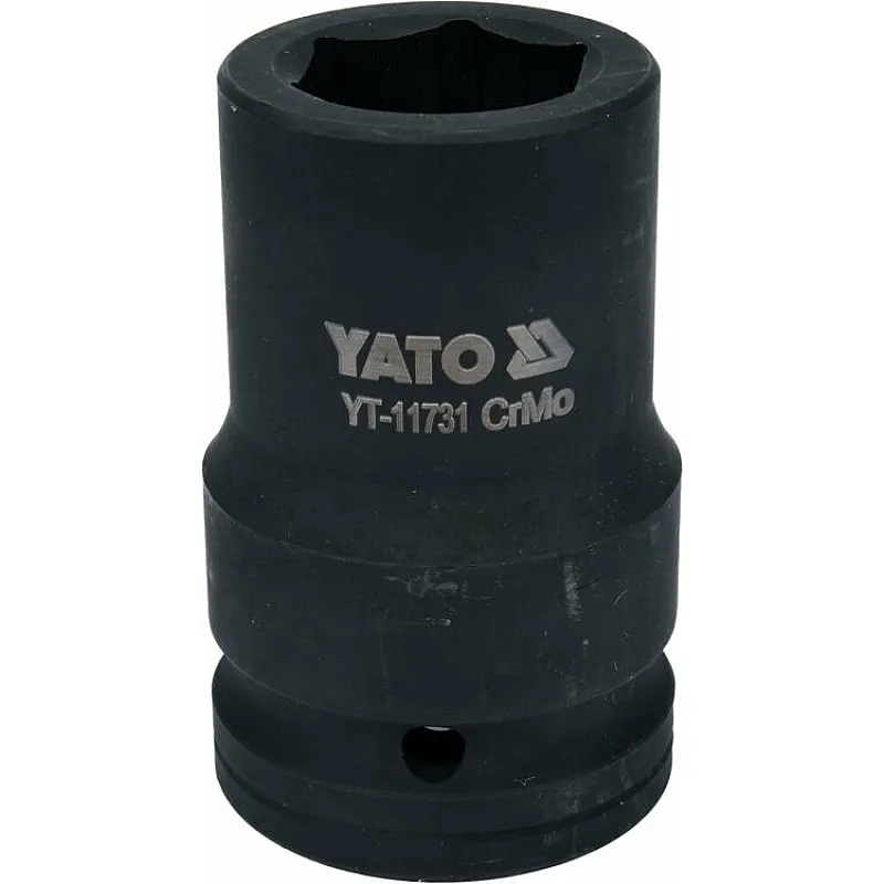 Головка торцева ударна Yato Cr-Mo 27х80 мм, 6-гранна (YT-11731) фото