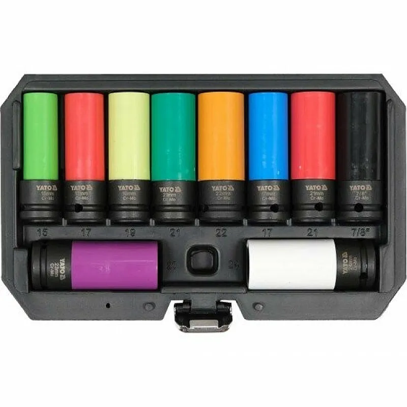 Головки торцеві ударні Yato для литих дисків (YT-10564) фото