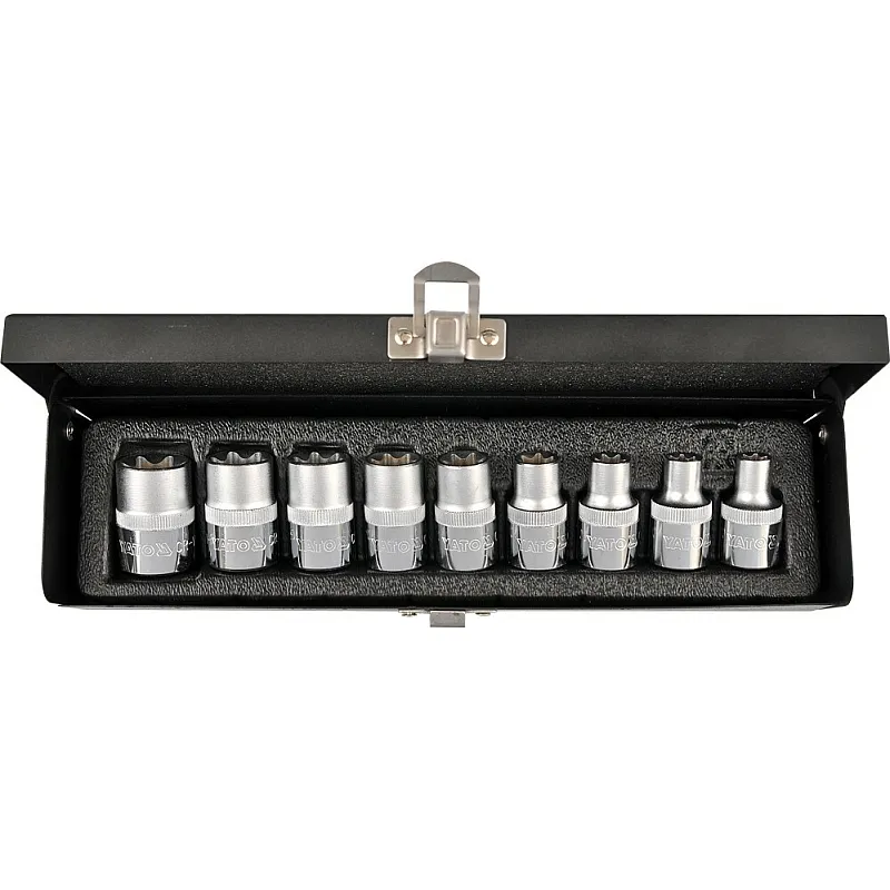 Головки торцеві Yato Torx Е10-Е24 (YT-0521) 9 шт фото