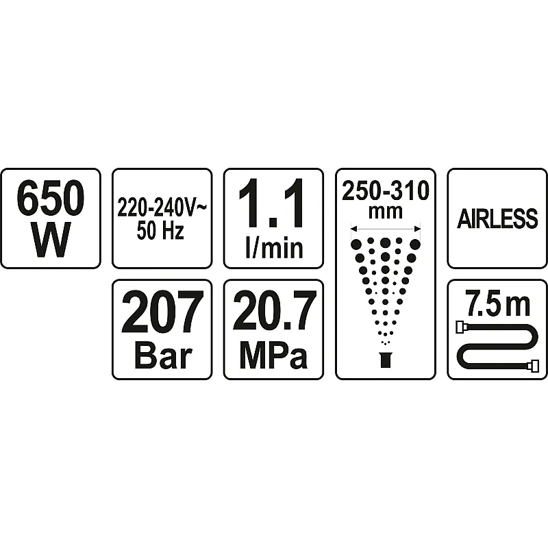 Малярська станція Yato YT-82560 фото