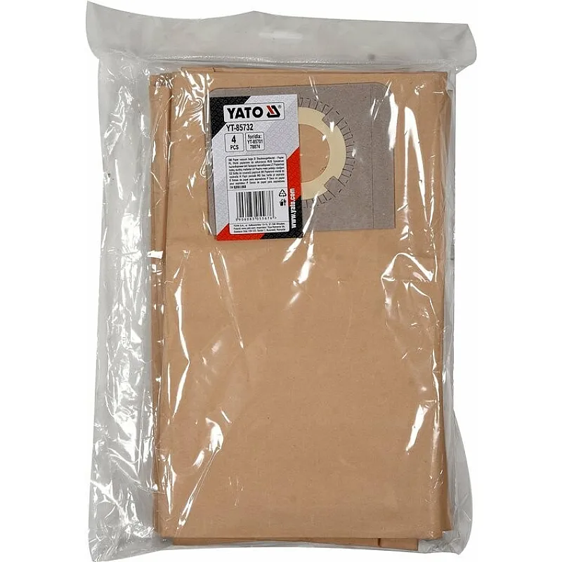 Мішки для пилососу Yato YT-85732 4 шт. (для YT-85701 та 78874) фото