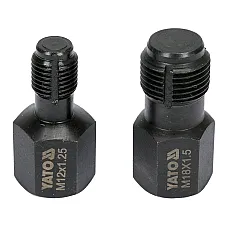 Мітчики для ремонту різьблення лямбда-зонда Yato, M12x1.25 та M18x1.5 (YT-1756)