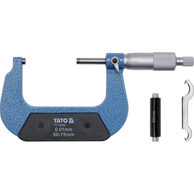 Мікрометр YATO, 50-75 мм (YT-72302) фото