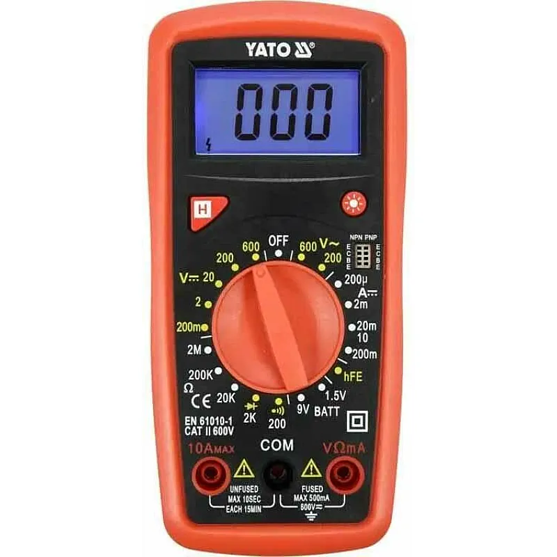 Мультиметр цифровий Yato (YT-73081) фото