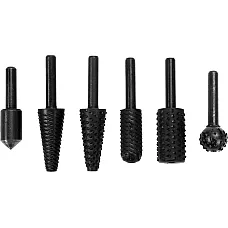 Набор фрез по металлу и дереву Yato для дрели со шпинделем 6 мм (YT-61712) 6 шт