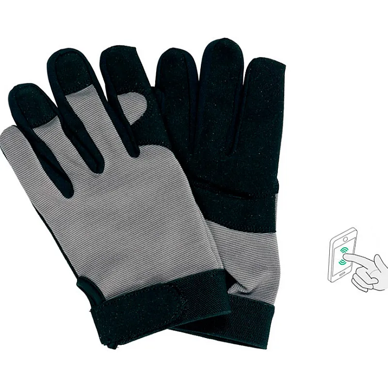 Рукавички Yato чорно-сірі розмір 9 (YT-74652) фото