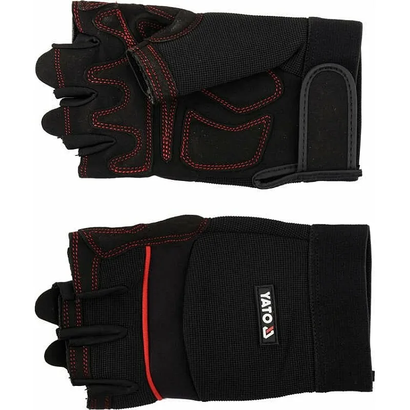 Рукавички Yato YT-74658 розмір 8 Чорні фото