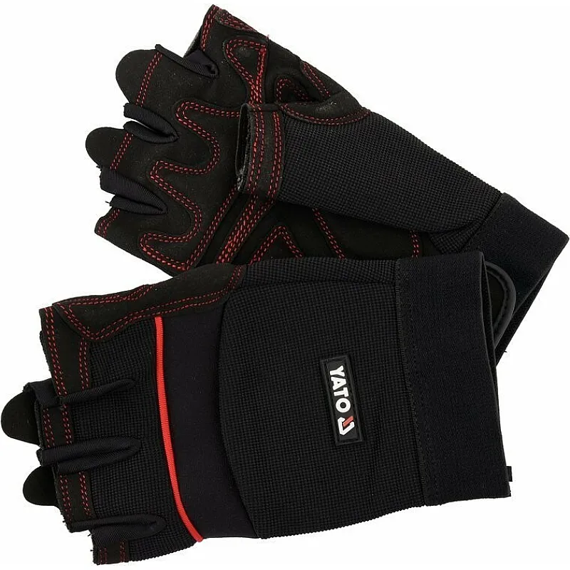 Рукавички Yato YT-74658 розмір 8 Чорні фото