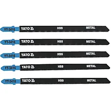 Полотно для електролобзика YATO 21TPI, 130 мм, 5 шт. (YT-3416)