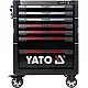 Шафа з інструментами Yato, на колесах, 7 ящиків, набір 157 шт. (YT-55308) фото