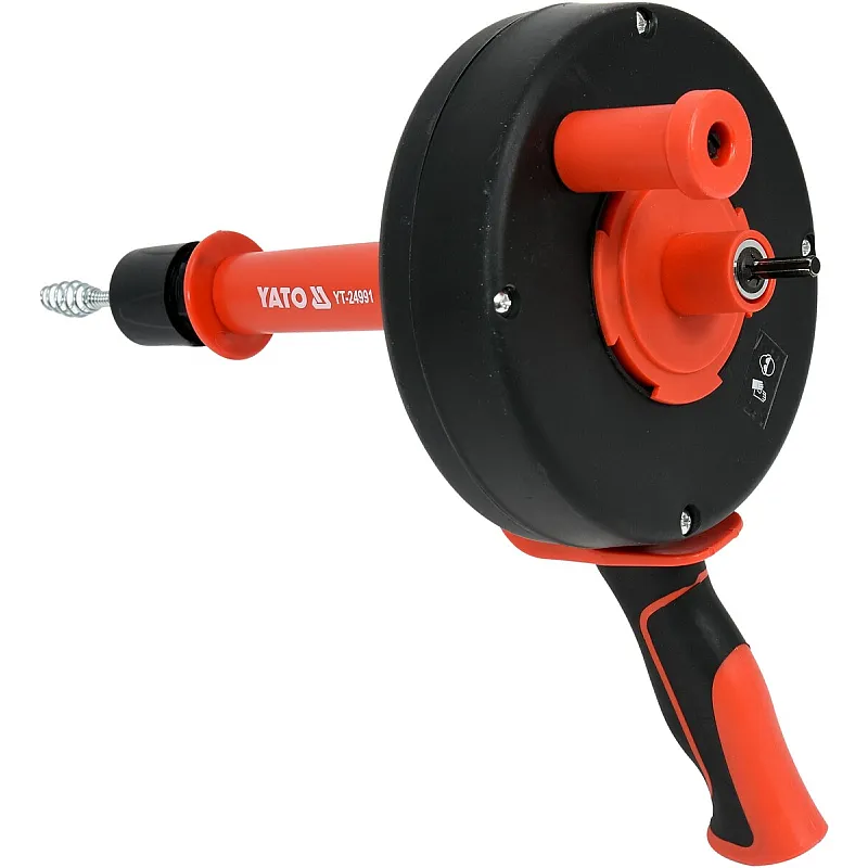 Трос для прочищення каналізаційних труб Yato YT-24991 7,6 м фото