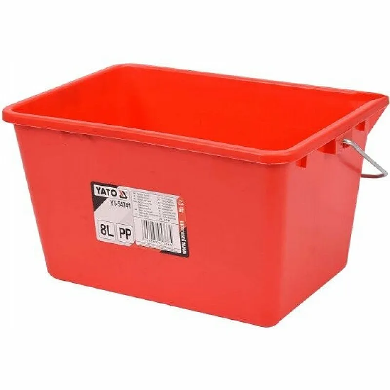 Відро для малярських робіт Yato 8 л, пластикове (YT-54741) фото