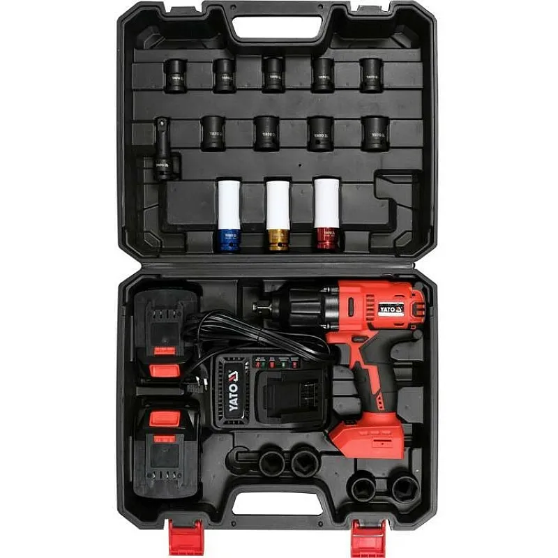 Акумуляторний ударний гайковерт YATO (YT-82807) фото