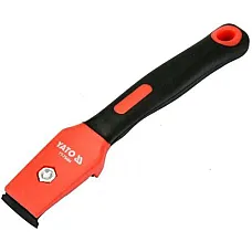 Цикля-скребок з поліпропіленовим корпусом та гумовою ручкою Yato, 30 мм (YT-75464)