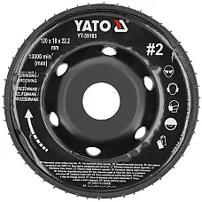 Диск-фреза выпуклый Yato 120х22.2 мм, 18 мм (YT-59185)