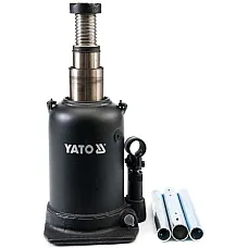 Домкрат гидравлический бутылочный Yato 12 т 230х593 мм (YT-1715)