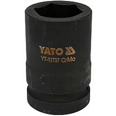 Головка торцева ударна Yato Cr-Mo 34х80 мм, 6-гранна (YT-11737)