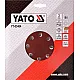 Коло шліфувальне з липучкою Yato YT-83464 для YT-82341 (діам. 180 мм, Р120) фото