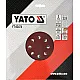 Круг шлифовальный с липучкой Yato YT-83474 для YT-82340 и YT-82350 (диам. 225 мм, Р120) фото