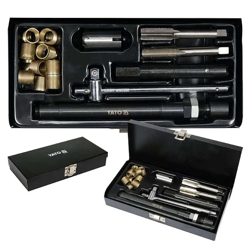 Набір для ремонту різьблення свічок запалювання Yato (YT-17581) фото