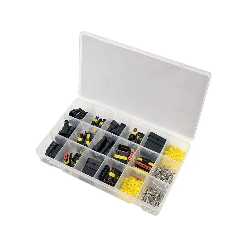 Набір герметичних розємів Yato 1-6 PIN, 424 шт. (YT-06869) фото