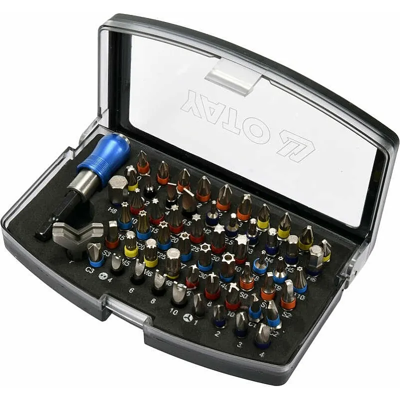 Набор насадок отверточных YATO 1/4 59 шт (YT-04624) фото