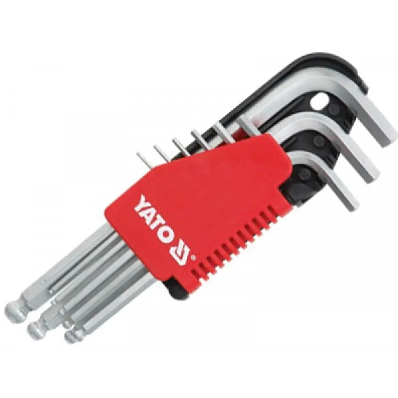 Набор шестигранных ключей 9 шт. Yato (YT-0507) фото