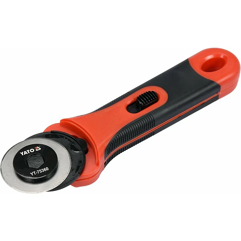 Нож Yato с выдвижным круглым стальным лезвием 45 мм (YT-75360) фото