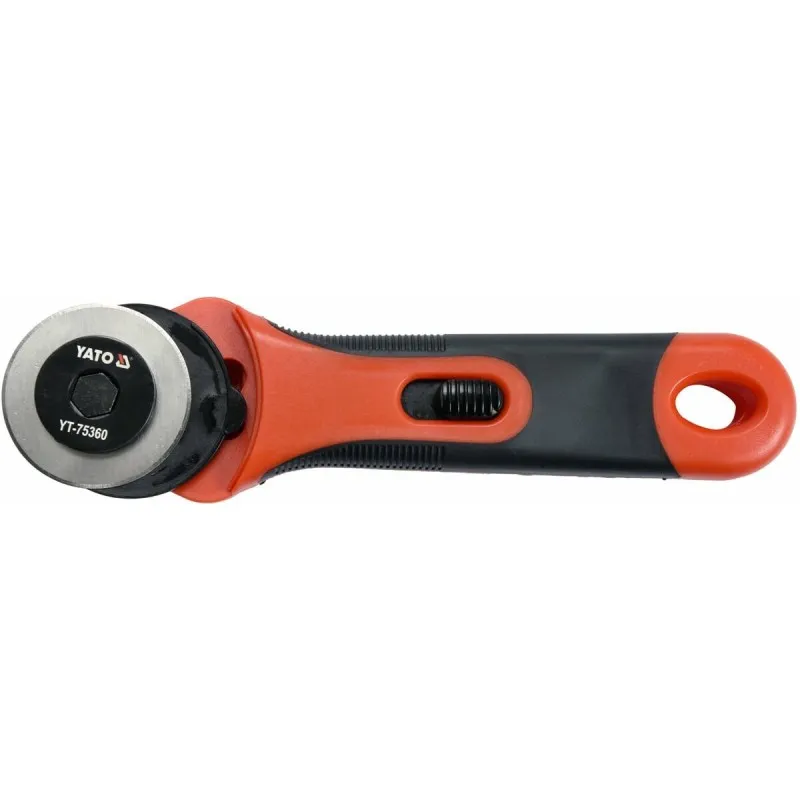 Нож Yato с выдвижным круглым стальным лезвием 45 мм (YT-75360) фото
