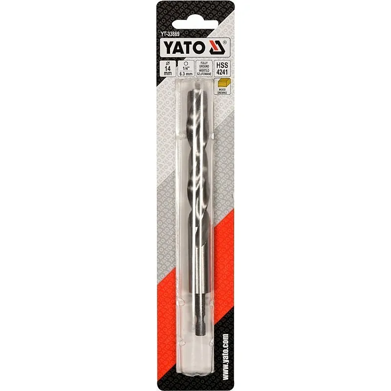 Свердло по дереву Yato 14x100х60 мм (YT-33869) фото