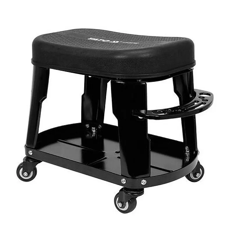 Табурет YATO на 4 колесах з сідлом (YT-08792) фото