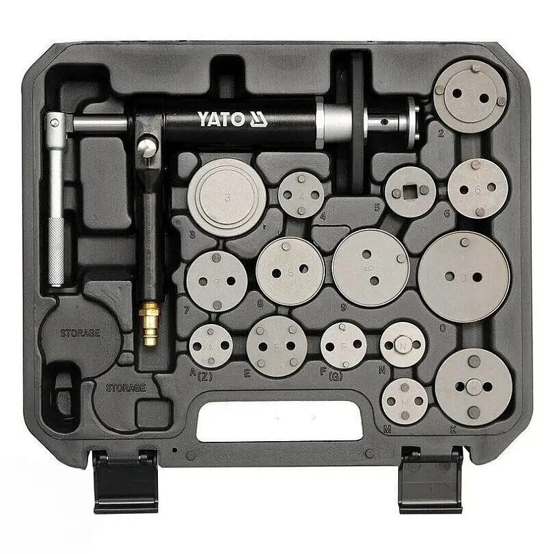 Гальмівні затискачі Yato пневматичні, 16 елементів (YT-0671) фото