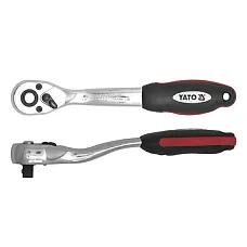 Трещотка Yato 1/4" 145 мм 72T изогнутая (YT-0316)