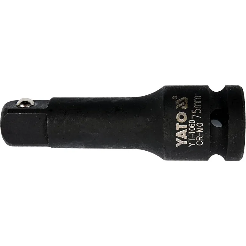 Подовжувач ударний Yato 1/2, 75 мм (YT-1060) фото