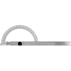 Кутомір-транспортир з лінійкою Yato 150х250 мм (YT-72141)