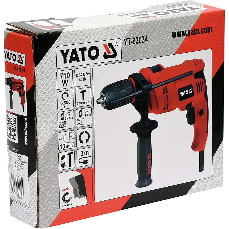 Дрель ударная Yato YT-82034 фото