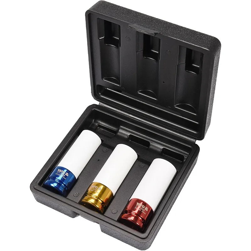 Головки Yato для алюмінієвих дисків 17-21мм (YT-1056) фото