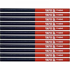 Олівці столярні двокольорові YATO YT-69940